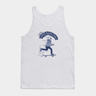 skateboard skeleton II Tank Top